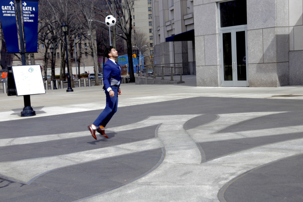 menswear suit inspired by nycfc navy suit