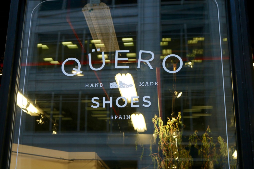 quero shoes pop up store nyc