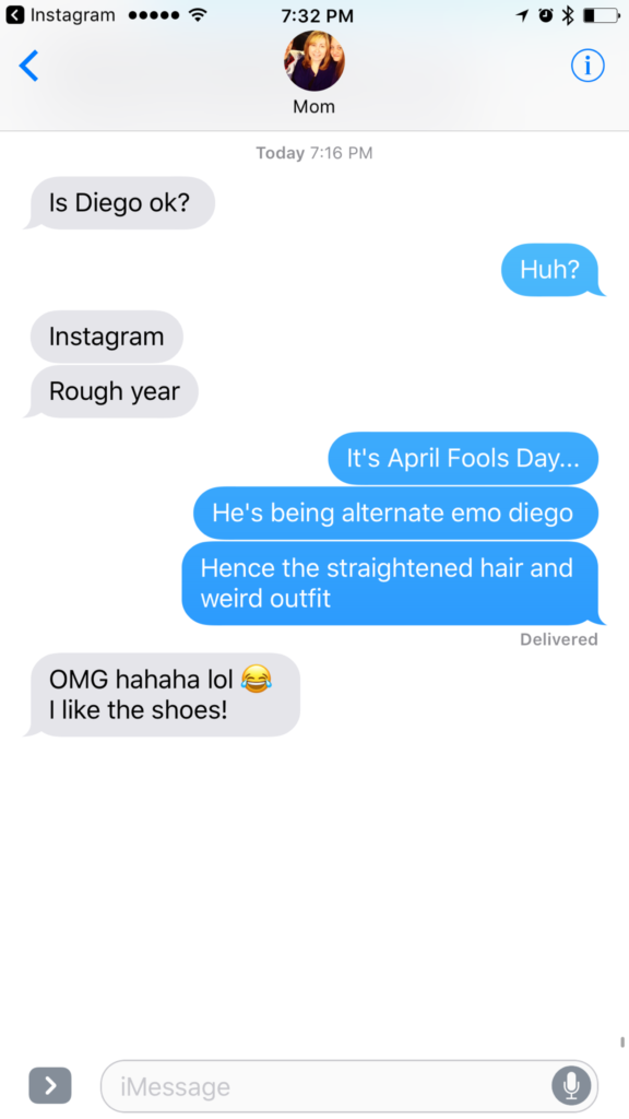 april fools emo reaction prank
