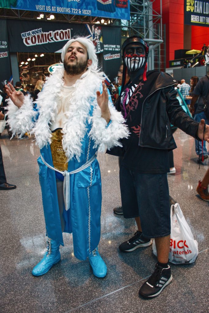 demon king finn balor wwe cosplay new york comic con 2017demon king finn balor wwe cosplay new york comic con 2017