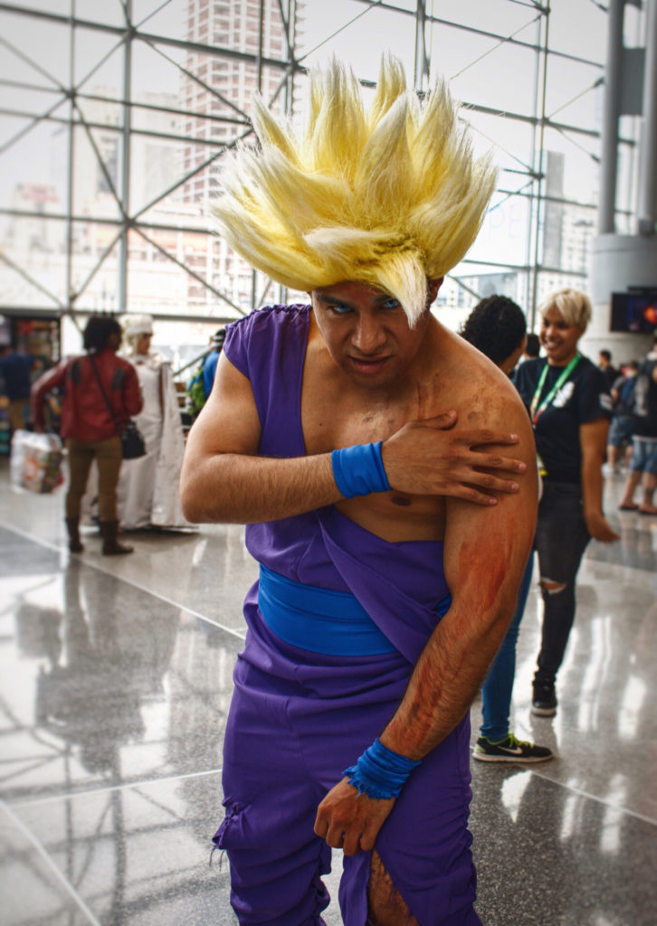 gohan dragon ball z cosplay new york comic con 2017