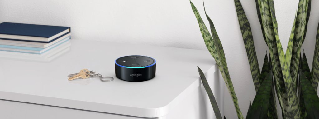 Echo Dot, Black, Bookshelf