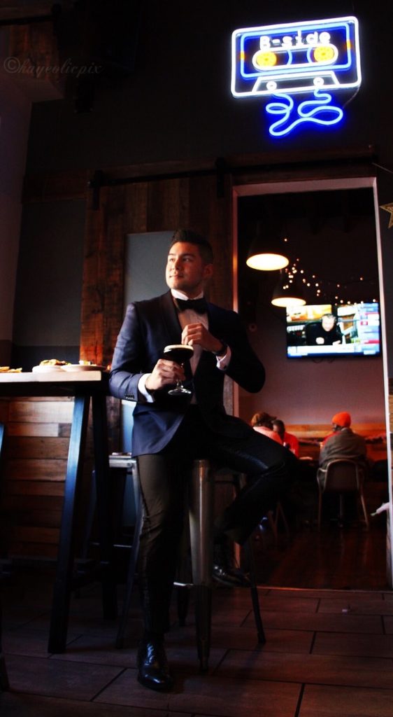 Navy Blue Tuxedo - the-bronx-public-restaurant - dandy in the bronx - photo by shanese powell