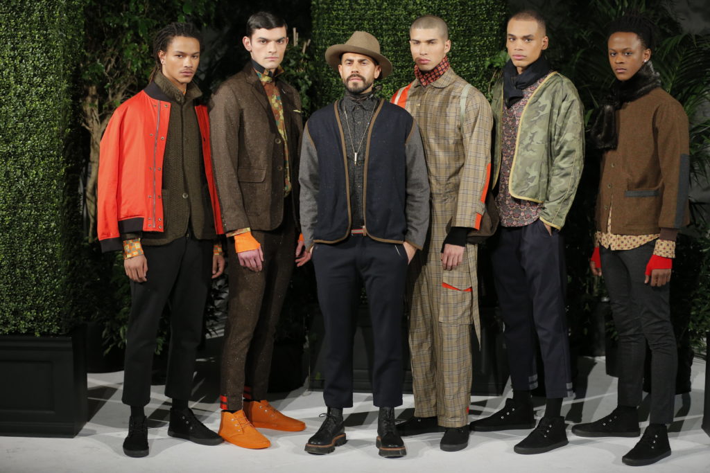 GROUP SHOT with Matteo of Descendant of Thieves AW2018 Presentation