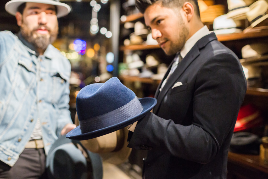 HOW TO FIND THE PERFECT HAT - how to buy a hat - SHOPPING FOR A HAT - dandy in the bronx - goorin bros - hat store - hat shop