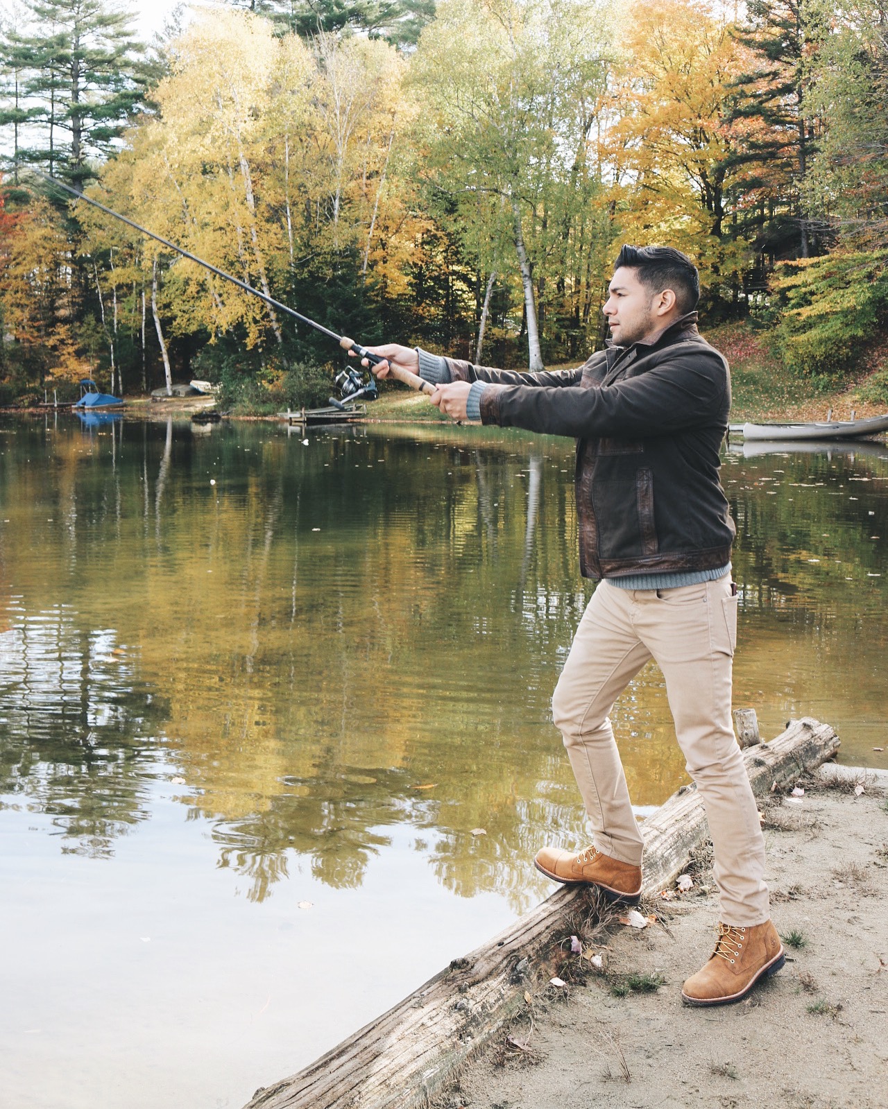 weekend at wilderness field notes- FISHING IN A FOREST - DANDY IN THE BRONX