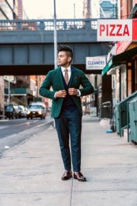 dandy in the bronx, green blazer with 