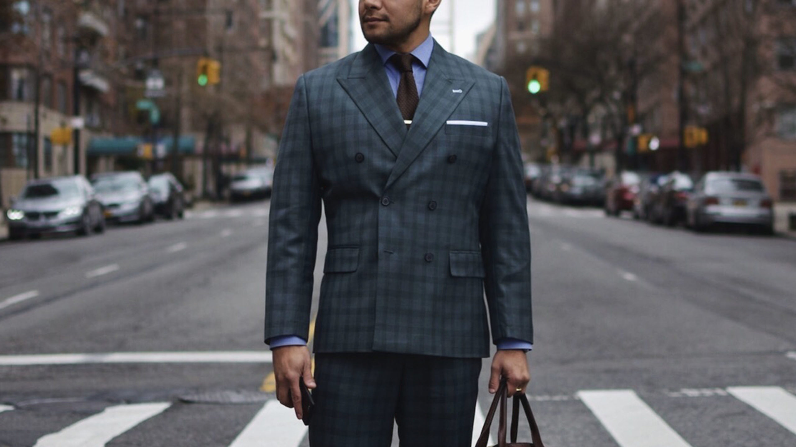 HOW TO DRESS BETTER AND BOOST YOUR CONFIDENCE - green double breasted suit - dandy in the bronx