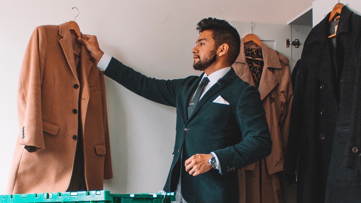 latino man getting ready for a night out - dandy in the bronx