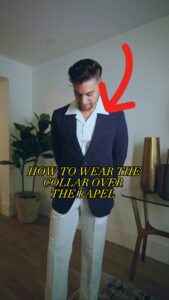 Vintage Inspired Look: How to Wear Shirt Collar over Jacket Lapel