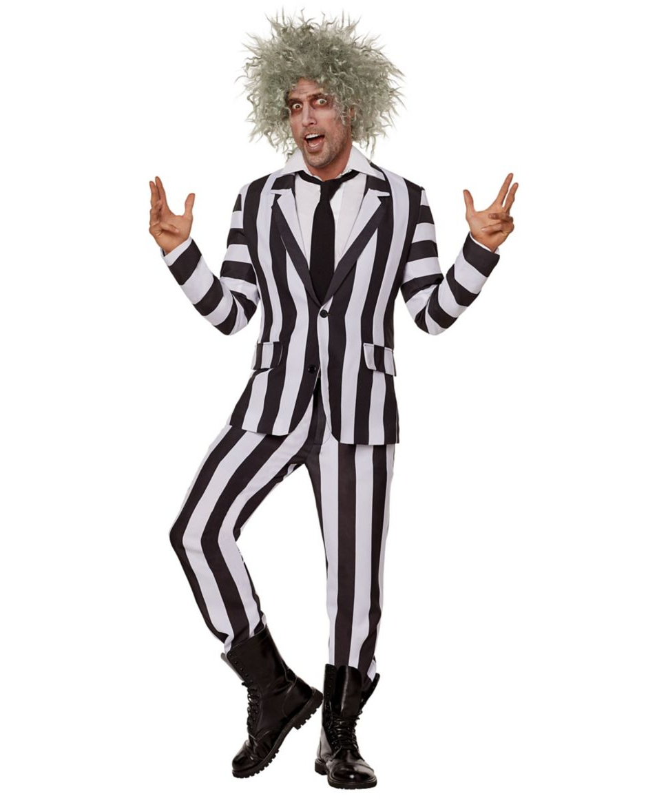 Iconic Beetlejuice Costume: A How-to Guide for Halloween - Dandy In The ...