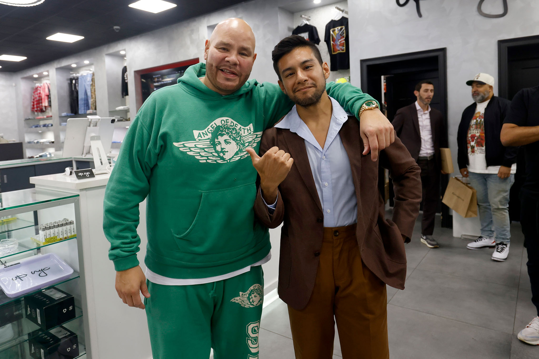 Fat Joe and Diego León in the Bronx