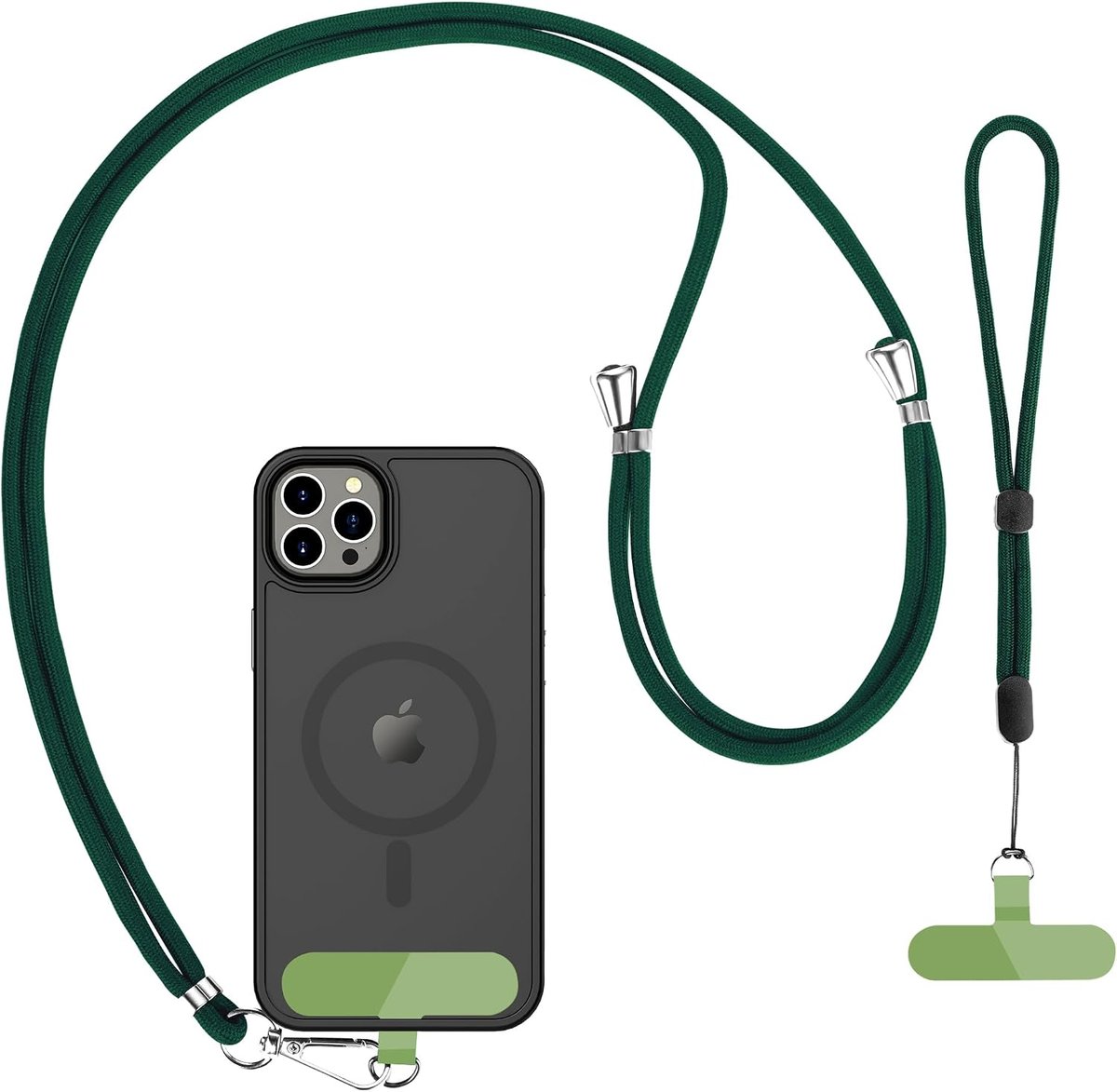 CACOE phone lanyard with neck strap, wrist strap, and tether tabs
