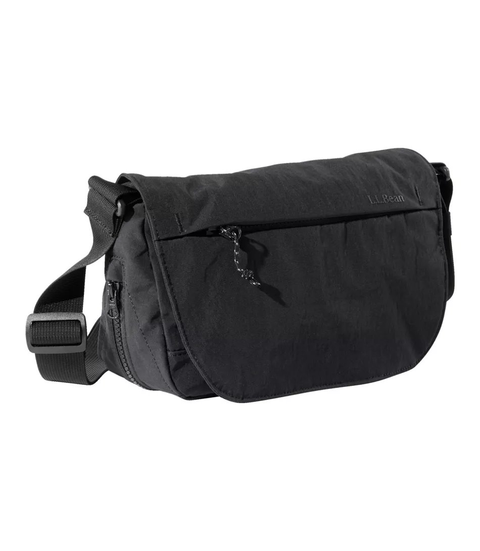 L.L.Bean Wharf Street Expandable Crossbody Bag in black