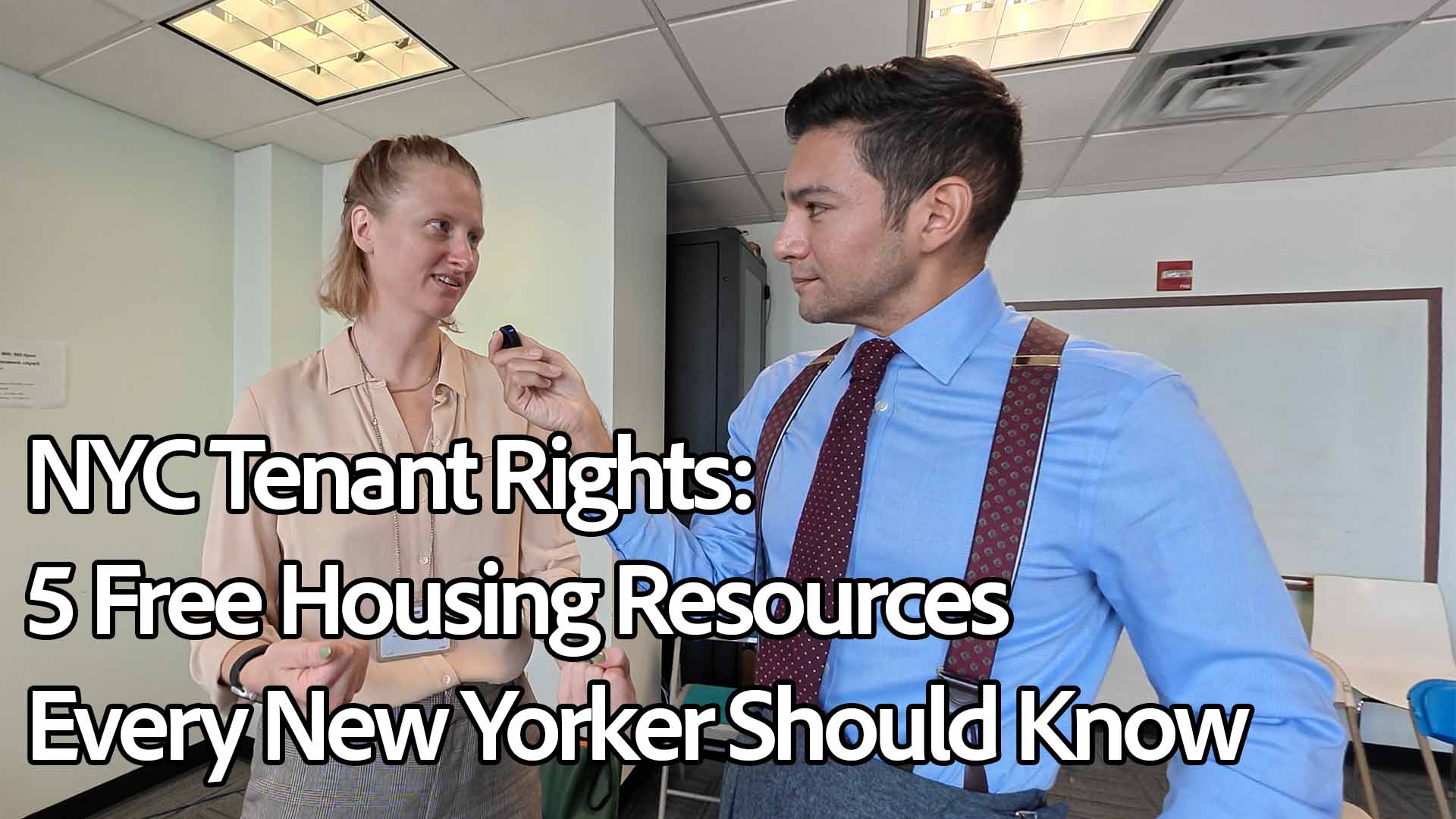 Diego Leon interviews Cea, Director of the Mayor's Office to Protect Tenants, about NYC tenant rights and five free housing resources every New Yorker should know